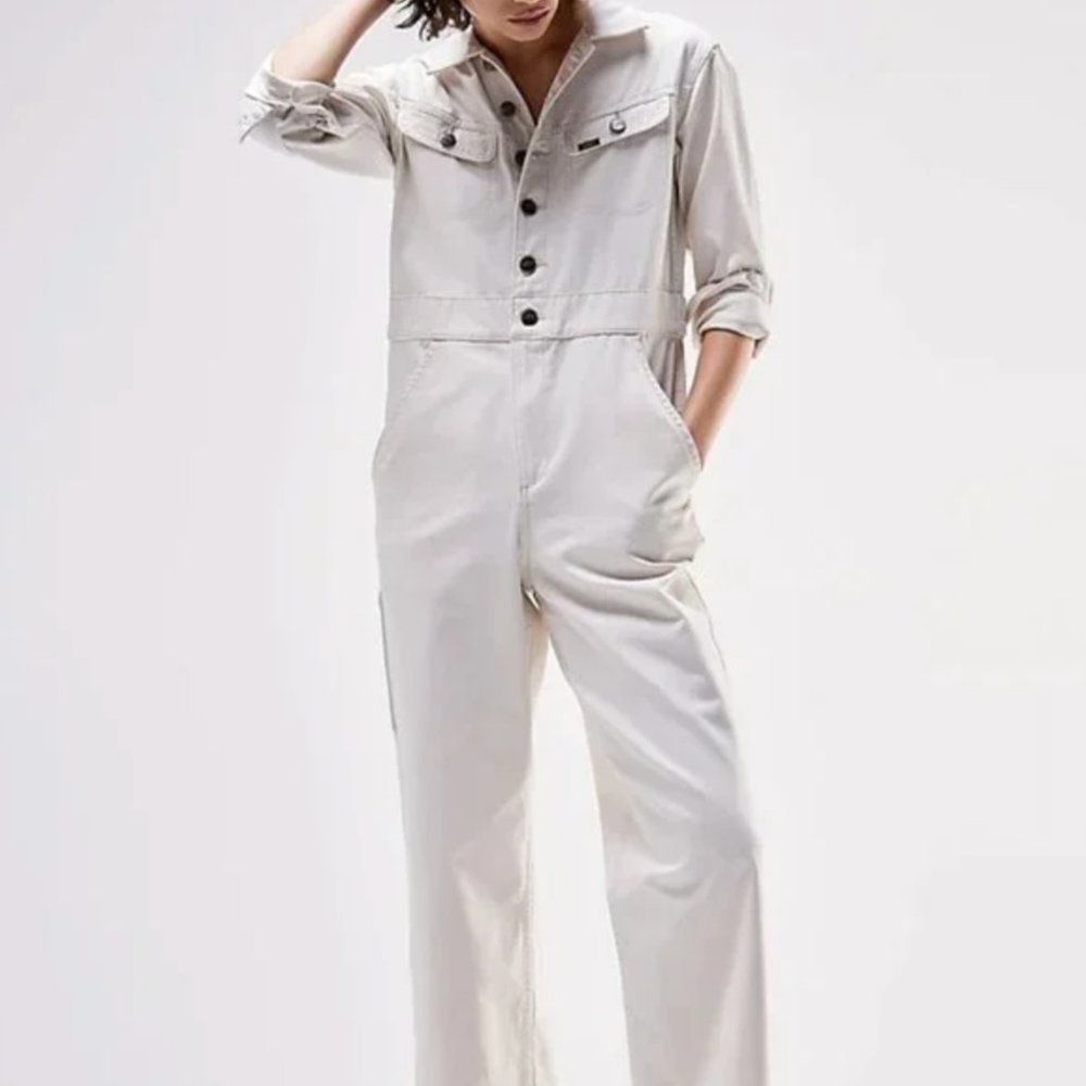 LEE Vintage Modern XS NWT Bone Denim Union-Alls Coveralls Jumpsuit Free People